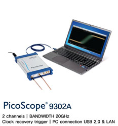 연구용 PC이용 오실로스코프(20GHz sampling scope clock recovery kit PP891) Picoscope 9302